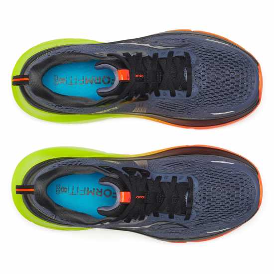 Saucony Мъжки Обувки За Бягане Guide 18 Running Shoes Mens Сянка/Визи 