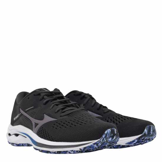 Mizuno Мъжки Маратонки За Бягане Wave Inspire 17 Mens Running Shoes Black/Pearl Мъжки маратонки