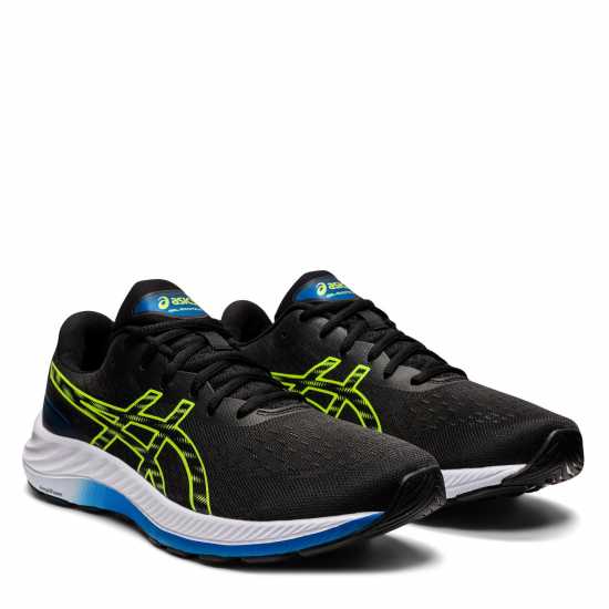 Asics Мъжки Обувки За Бягане Gel-Excite 9 Running Shoes Mens Black/Green Мъжки маратонки