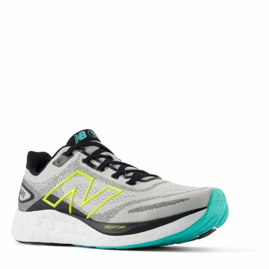 New Balance Fresh Foam 680 V8 Mens Running Shoe Сиво/Жълто Мъжки маратонки