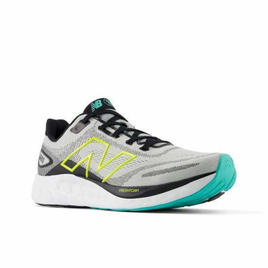 New Balance Fresh Foam 680 V8 Mens Running Shoe Сиво/Жълто Мъжки маратонки