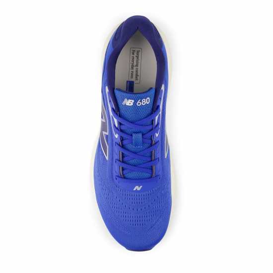 Мъжки Маратонки За Бягане New Balance Fresh Foam 680V8 Mens Running Shoes Blue/White 