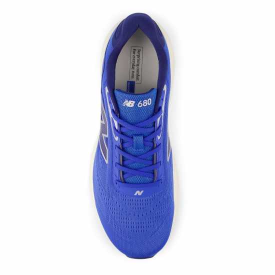 New Balance NB Fresh Foam 680 v8 Running Shoes Mens Blue/White New Balance NB Fresh Foam 680 v8 Running Shoes Mens Blue/White