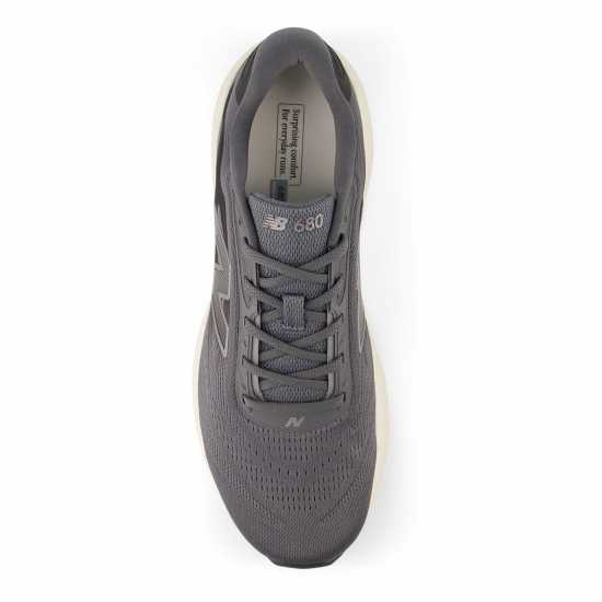 Мъжки Маратонки За Бягане New Balance Fresh Foam 680V8 Mens Running Shoes Grey/White Мъжки Маратонки За Бягане New Balance Fresh Foam 680V8 Mens Running Shoes Grey/White
