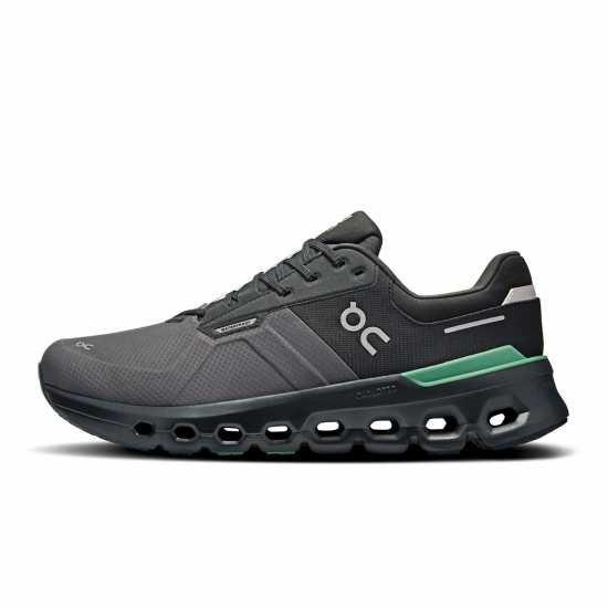 Мъжки Обувки За Бягане On Cloudrunner 2 Waterproof Running Shoes Mens Black/Green Мъжки маратонки