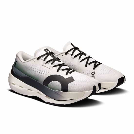 Мъжки Обувки За Бягане On Cloudboom Max Running Shoes Mens White/Black Мъжки маратонки