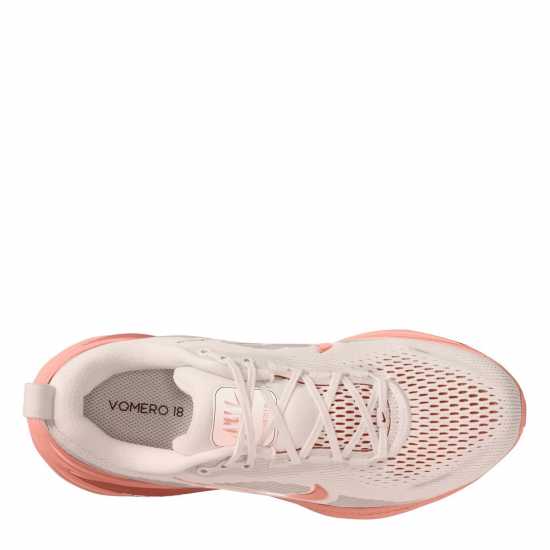 Nike Vomero 18 Road Running Shoes Womens Розово/Мадер Маратонки за бягане
