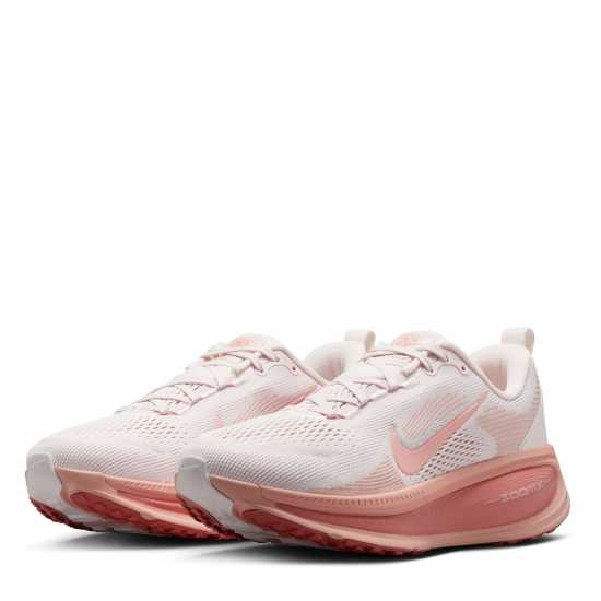 Nike Vomero 18 Road Running Shoes Womens Розово/Мадер Маратонки за бягане