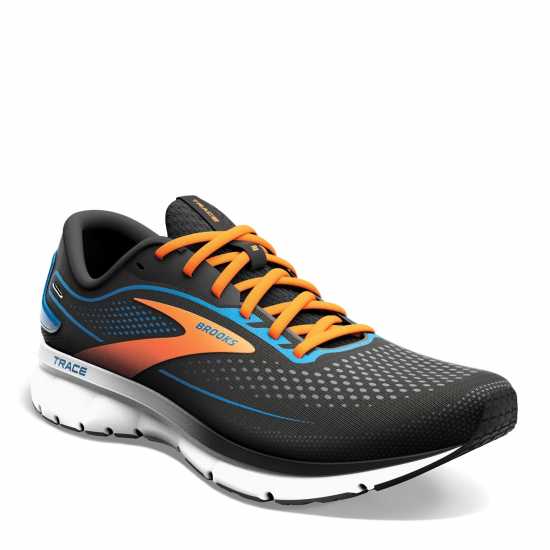 Brooks Мъжки Маратонки За Бягане Trace 2 Mens Running Shoes Black/Blue Мъжки маратонки