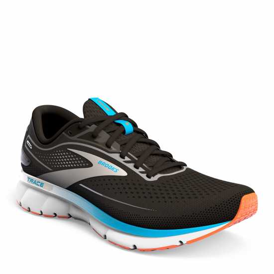 Brooks Мъжки Маратонки За Бягане Trace 2 Mens Running Shoes Black/Blue Мъжки маратонки