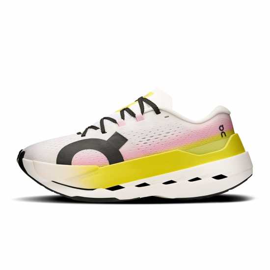 Маратонки за бягане On Cloudboom Max Running Shoes Womens White/Lime On Cloudboom Max Running Shoes Womens White/Lime Маратонки за бягане