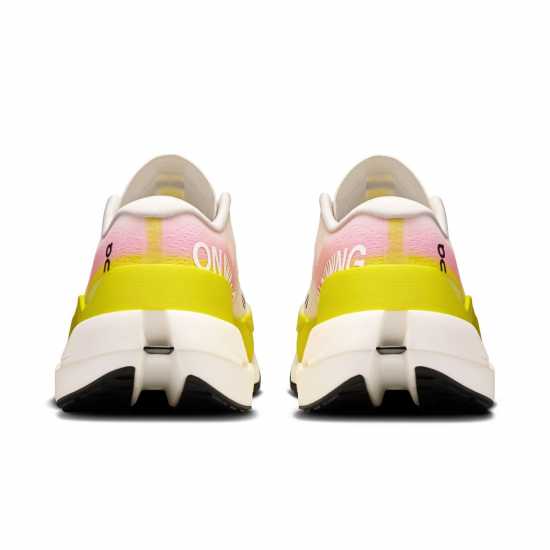 Маратонки за бягане On Cloudboom Max Running Shoes Womens White/Lime On Cloudboom Max Running Shoes Womens White/Lime Маратонки за бягане