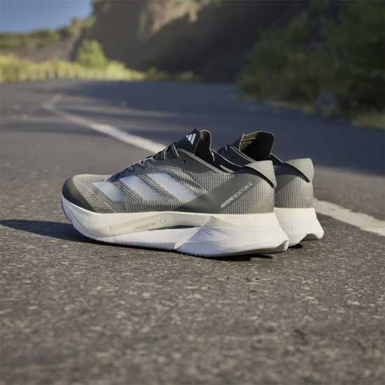 Adidas Мъжки Маратонки За Бягане Adizero Boston 12 Mens Running Shoes Черно/Бяло Adidas Мъжки Маратонки За Бягане Adizero Boston 12 Mens Running Shoes Черно/Бяло