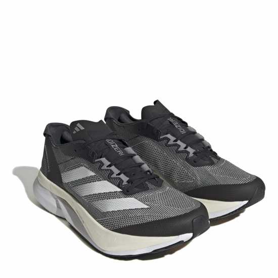 Adidas Мъжки Маратонки За Бягане Adizero Boston 12 Mens Running Shoes Черно/Бяло Adidas Мъжки Маратонки За Бягане Adizero Boston 12 Mens Running Shoes Черно/Бяло