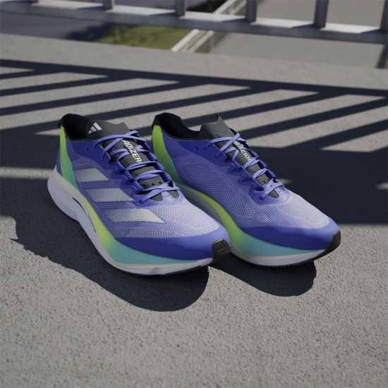 Adidas Мъжки Маратонки За Бягане Adizero Boston 12 Mens Running Shoes Кобалтово синьо Adidas Мъжки Маратонки За Бягане Adizero Boston 12 Mens Running Shoes Кобалтово синьо