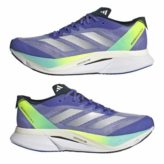 Adidas Мъжки Маратонки За Бягане Adizero Boston 12 Mens Running Shoes Кобалтово синьо Adidas Мъжки Маратонки За Бягане Adizero Boston 12 Mens Running Shoes Кобалтово синьо