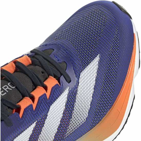 Adidas Мъжки Маратонки За Бягане Adizero Boston 12 Mens Running Shoes Син/Бял/Оранжев Adidas Мъжки Маратонки За Бягане Adizero Boston 12 Mens Running Shoes Син/Бял/Оранжев