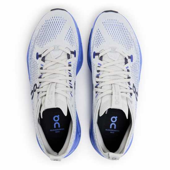 On Men's Cloudsurfer Max Road Running Shoes Wolf/Sailor 