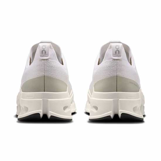 On Men's Cloudsurfer Max Road Running Shoes White/White 