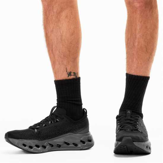 On Men's Cloudsurfer Max Road Running Shoes Black/Eclipse On Men's Cloudsurfer Max Road Running Shoes Black/Eclipse