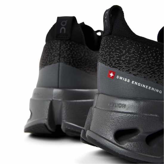 On Men's Cloudsurfer Max Road Running Shoes Black/Eclipse On Men's Cloudsurfer Max Road Running Shoes Black/Eclipse