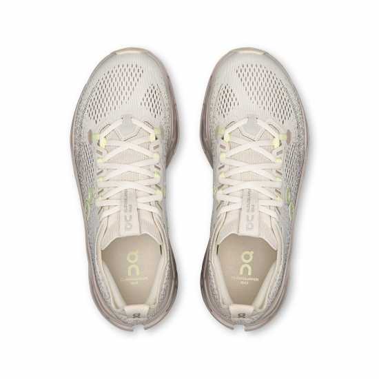 On Women's Cloudsurfer Max Road Running Shoes Pelican/Lmlight 