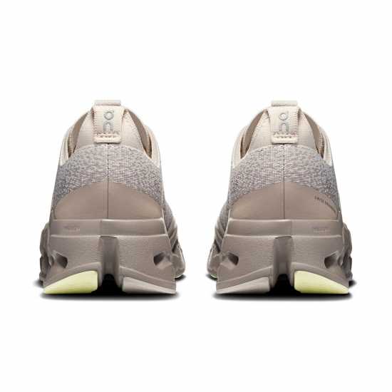 On Women's Cloudsurfer Max Road Running Shoes Pelican/Lmlight 