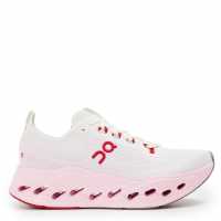 On Women's Cloudsurfer Max Road Running Shoes Ivory/Peony 