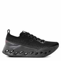 On Women's Cloudsurfer Max Road Running Shoes Black/Eclipse On Women's Cloudsurfer Max Road Running Shoes Black/Eclipse