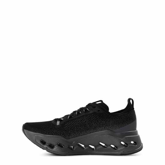 On Women's Cloudsurfer Max Road Running Shoes Black/Eclipse 