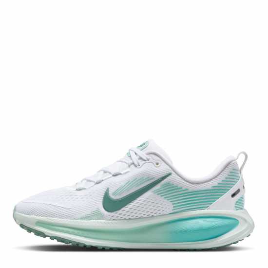 Nike Vomero 18 Trainers Juniors White/Green Детски маратонки