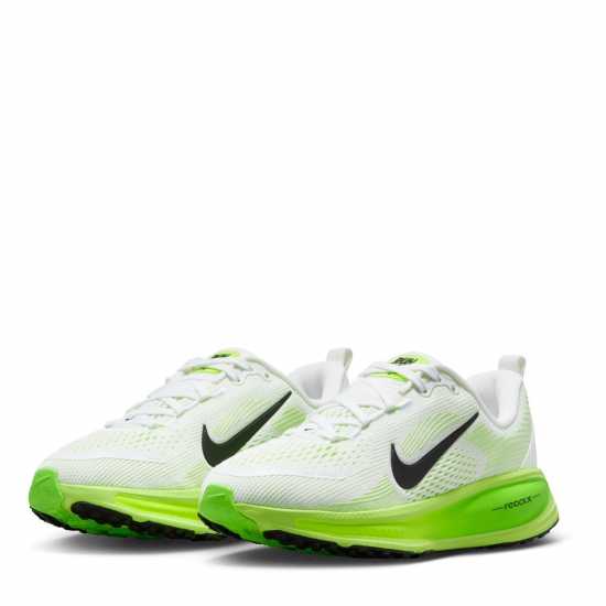 Детски маратонки Nike Vomero 18 Trainers Juniors Бяло/Волт Nike Vomero 18 Trainers Juniors Бяло/Волт Детски маратонки