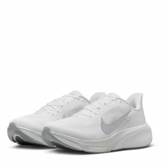 Nike Pegasus 42 Womens Everyday Running Shoes White/Wolf Grey 