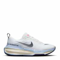 Nike Мъжки Маратонки За Бягане Zoomx Invincible 3 Flyknit Mens Running Shoes White/Black Мъжки маратонки