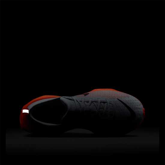 Nike Мъжки Маратонки За Бягане Zoomx Invincible 3 Flyknit Mens Running Shoes Сиво/оранжево Мъжки маратонки