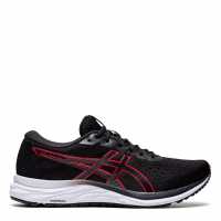 Asics Мъжки Маратонки За Бягане Gel Excite 7 Mens Running Shoes Black/Red Мъжки маратонки