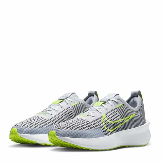 Nike Interact Run Men's Road Running Shoes Wolf Grey/Volt Мъжки маратонки