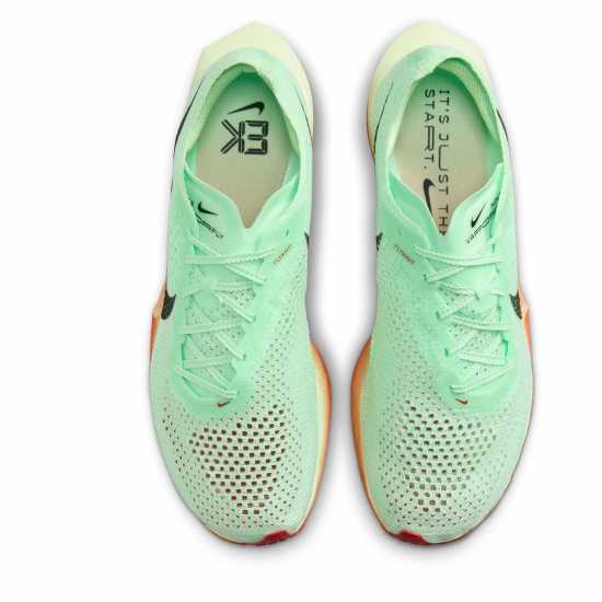 Nike Zoomx Vaporfly 3 Running Trainers Mens Парно зелено Мъжки маратонки