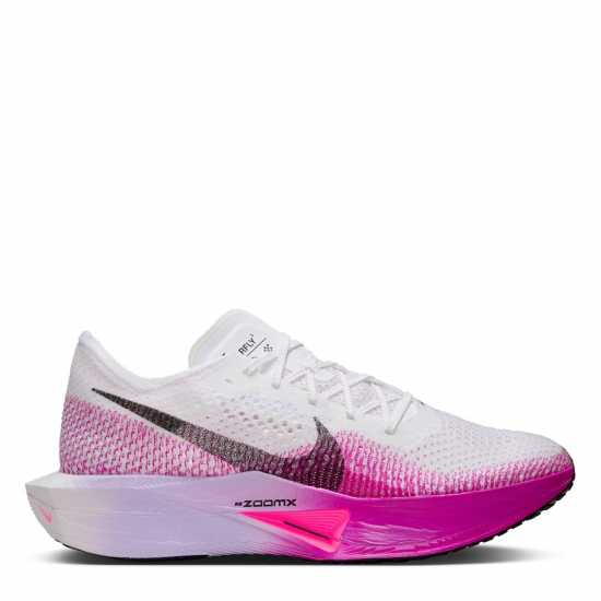 Nike Zoomx Vaporfly 3 Running Trainers Mens White/Purple 