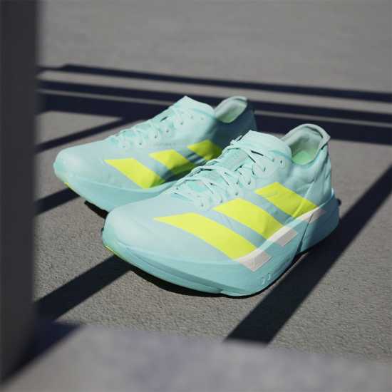 Мъжки маратонки Adidas Adizero Adios Pro 4 Shoes Mens Flash Aqua Adidas Adizero Adios Pro 4 Shoes Mens Flash Aqua Мъжки маратонки