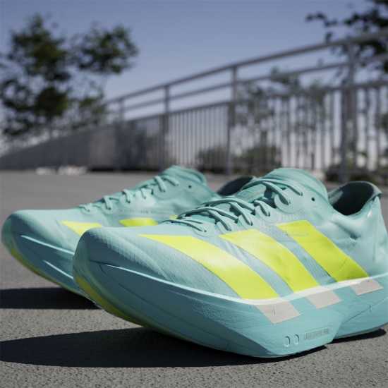 Мъжки маратонки Adidas Adizero Adios Pro 4 Shoes Mens Flash Aqua Adidas Adizero Adios Pro 4 Shoes Mens Flash Aqua Мъжки маратонки