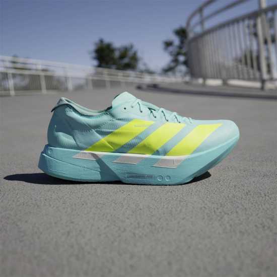 Мъжки маратонки Adidas Adizero Adios Pro 4 Shoes Mens Flash Aqua Adidas Adizero Adios Pro 4 Shoes Mens Flash Aqua Мъжки маратонки