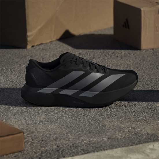 Adidas Adizero Evo Sl Shoes Mens Black/Iron Мъжки маратонки