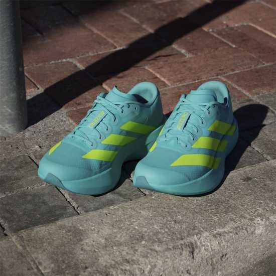 Мъжки маратонки Adidas Adizero Evo Sl Shoes Mens Flash Aqua Adidas Adizero Evo Sl Shoes Mens Flash Aqua Мъжки маратонки