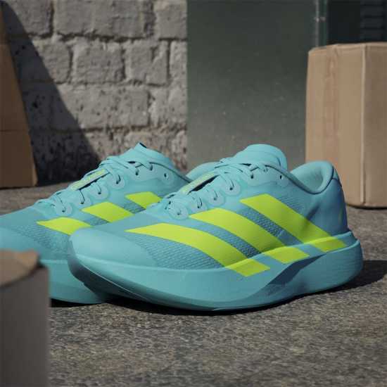 Мъжки маратонки Adidas Adizero Evo Sl Shoes Mens Flash Aqua Adidas Adizero Evo Sl Shoes Mens Flash Aqua Мъжки маратонки