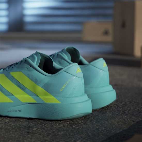 Мъжки маратонки Adidas Adizero Evo Sl Shoes Mens Flash Aqua Adidas Adizero Evo Sl Shoes Mens Flash Aqua Мъжки маратонки
