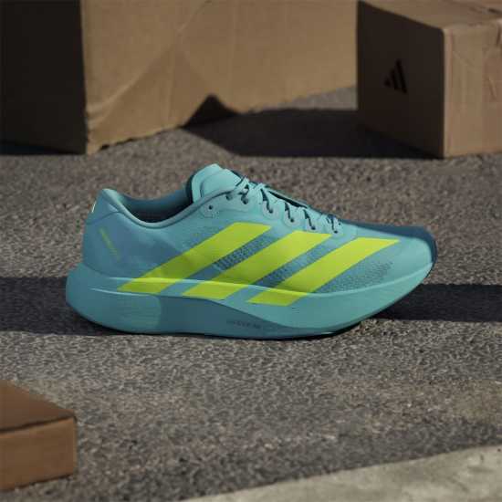 Мъжки маратонки Adidas Adizero Evo Sl Shoes Mens Flash Aqua Adidas Adizero Evo Sl Shoes Mens Flash Aqua Мъжки маратонки