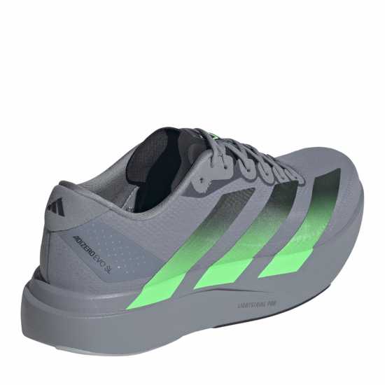 Adidas Adizero Evo Sl Shoes Mens Grey/Green Adidas Adizero Evo Sl Shoes Mens Grey/Green