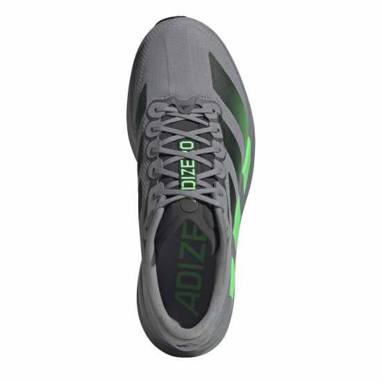Adidas Adizero Evo Sl Shoes Mens Grey/Green Adidas Adizero Evo Sl Shoes Mens Grey/Green