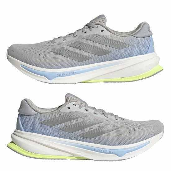 Adidas Мъжки Обувки За Бягане Supernova Rise 2 Running Shoes Mens Сива материя Мъжки маратонки